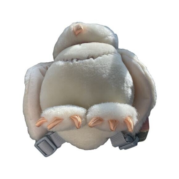 Wizarding World of Harry Potter Hedwig Owl Plush Animal Backpack 8" - Picture 8 of 9